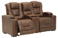 Owner's Box Thyme Power Reclining Loveseat with Console - 2450518 - Gate Furniture