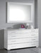 Panarea Bedroom White W/ Momo Cases Set - Gate Furniture