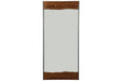 Panchali Brown/Black Floor Mirror - A8010197 - Gate Furniture