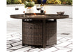 Paradise Trail Medium Brown Fire Pit Table - P750-776 - Gate Furniture