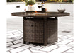 Paradise Trail Medium Brown Fire Pit Table - P750-776 - Gate Furniture