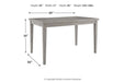 Parellen Gray Dining Table - D291-25 - Gate Furniture