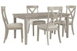 Parellen Gray Dining Table - D291-25 - Gate Furniture