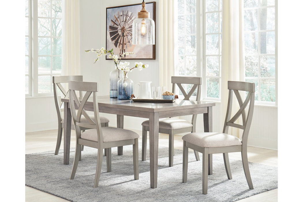 Parellen Gray Dining Table - D291-25 - Gate Furniture