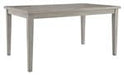 Parellen Gray Dining Table - D291-25 - Gate Furniture