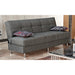 Paris Gray 75 in. Convertible Sleeper Sofa in Gray with Storage - SB-PARIS-GRAY - In Stock Furniture