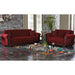 Parkave 67 in. Convertible Sleeper Loveseat in Red with Storage - LS-PARKAVE - In Stock Furniture