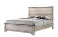 Patterson Driftwood Gray King Panel Bed - Gate Furniture