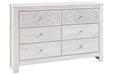 Paxberry Whitewash Dresser - B181-31 - Gate Furniture