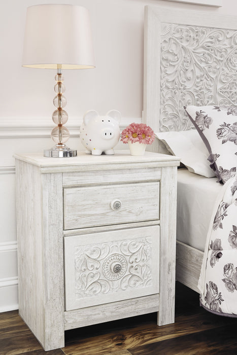 Paxberry Whitewash Panel Bedroom Set - Gate Furniture