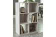 Paxberry Whitewash Six Cube Organizer - EA1811-3X2 - Gate Furniture