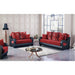 Pittsburgh 62 in. Convertible Sleeper Loveseat in Red with Storage - LS-PITTSBURGH - In Stock Furniture