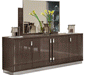 Platinum  4 Door Buffet W/Mirror Set - In Stock Furniture