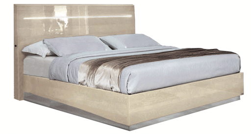 Platinum Legno Bed Ivory Betullia Sabbia Queen - In Stock Furniture