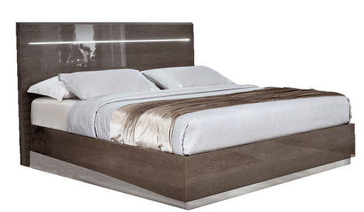 Platinum Legno Bed Silver Birch Queen - In Stock Furniture