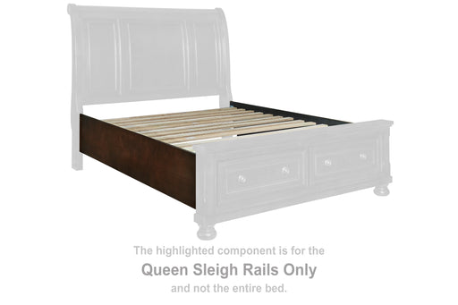 Porter Queen Sleigh Rails - B697-98 - In Stock Furniture