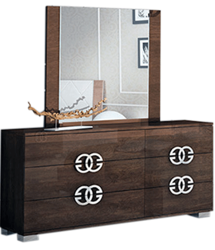 Prestige Dresser/Chest/Mirror Set - In Stock Furniture