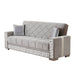 Queens 84 in. Convertible Sleeper Sofa in Gray with Storage - SB-QUEENS-2022 - In Stock Furniture