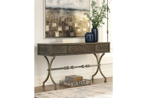 Quinnland Antique Black Sofa/Console Table - A4000077 - Gate Furniture