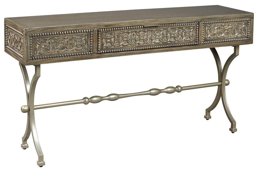 Quinnland Antique Black Sofa/Console Table - A4000077 - Gate Furniture