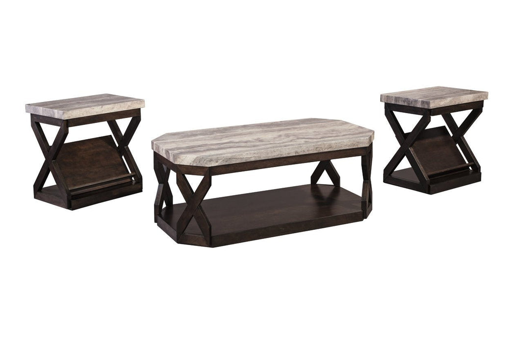 Radilyn Grayish Brown Table (Set of 3) - T568-13 - Gate Furniture