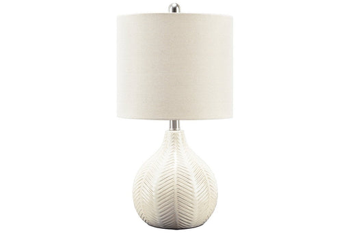 Rainermen Off White Table Lamp - L180024 - Gate Furniture