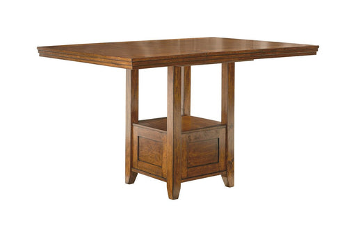 Ralene Medium Brown Counter Height Dining Extension Table - D594-42 - Gate Furniture