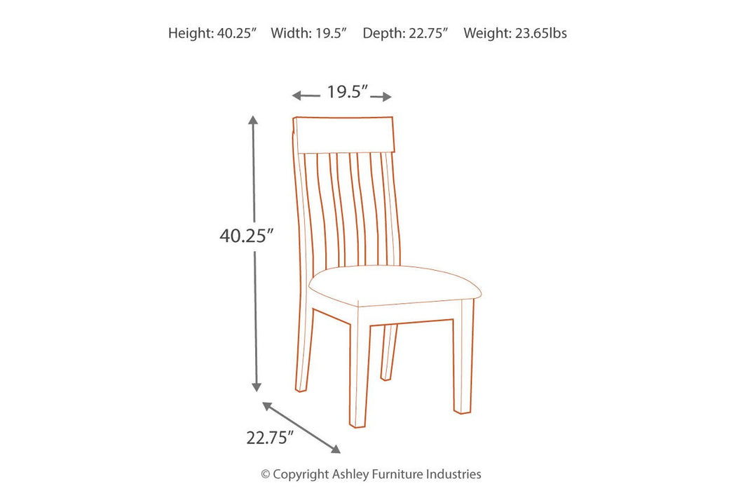 Ralene Medium Brown Dining Chair (Set of 2) - D594-01 - Gate Furniture