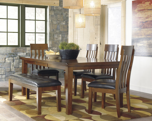 Ralene Medium Brown Dining Room Set - Gate Furniture