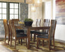 Ralene Medium Brown Dining Room Set - Gate Furniture