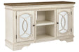 Realyn Chipped White 62" TV Stand - W743-48 - Gate Furniture