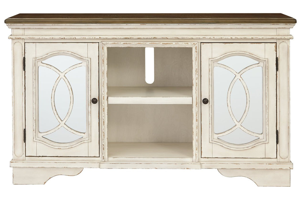 Realyn Chipped White 62" TV Stand - W743-48 - Gate Furniture