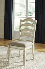 Realyn Chipped White Dining Chair (Set of 2) - D743-01 - Gate Furniture