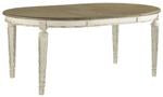 Realyn Chipped White Dining Extension Table - D743-35 - Gate Furniture