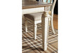 Realyn Chipped White Dining Extension Table - D743-45 - Gate Furniture