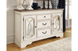 Realyn Chipped White Dining Server - D743-60 - Gate Furniture