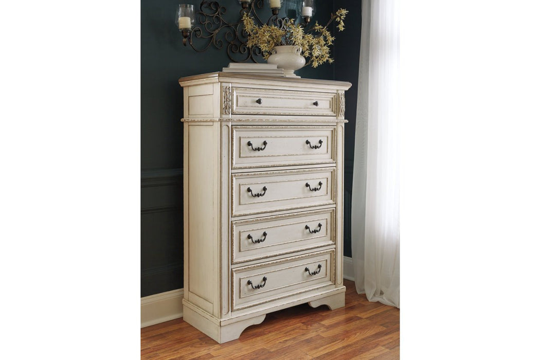 Realyn Two-tone Chest of Drawers - B743-46 - Gate Furniture