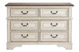 Realyn Two-tone Dresser - B743-21 - Gate Furniture