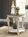 Realyn White/Brown End Table - T743-6 - Gate Furniture