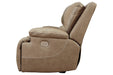 Ricmen Putty Power Reclining Sofa - U4370247 - Gate Furniture