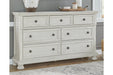 Robbinsdale Antique White Dresser - B742-31 - Gate Furniture