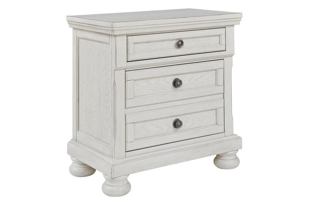 Robbinsdale Antique White Nightstand - B742-92 - Gate Furniture