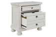 Robbinsdale Antique White Nightstand - B742-92 - Gate Furniture