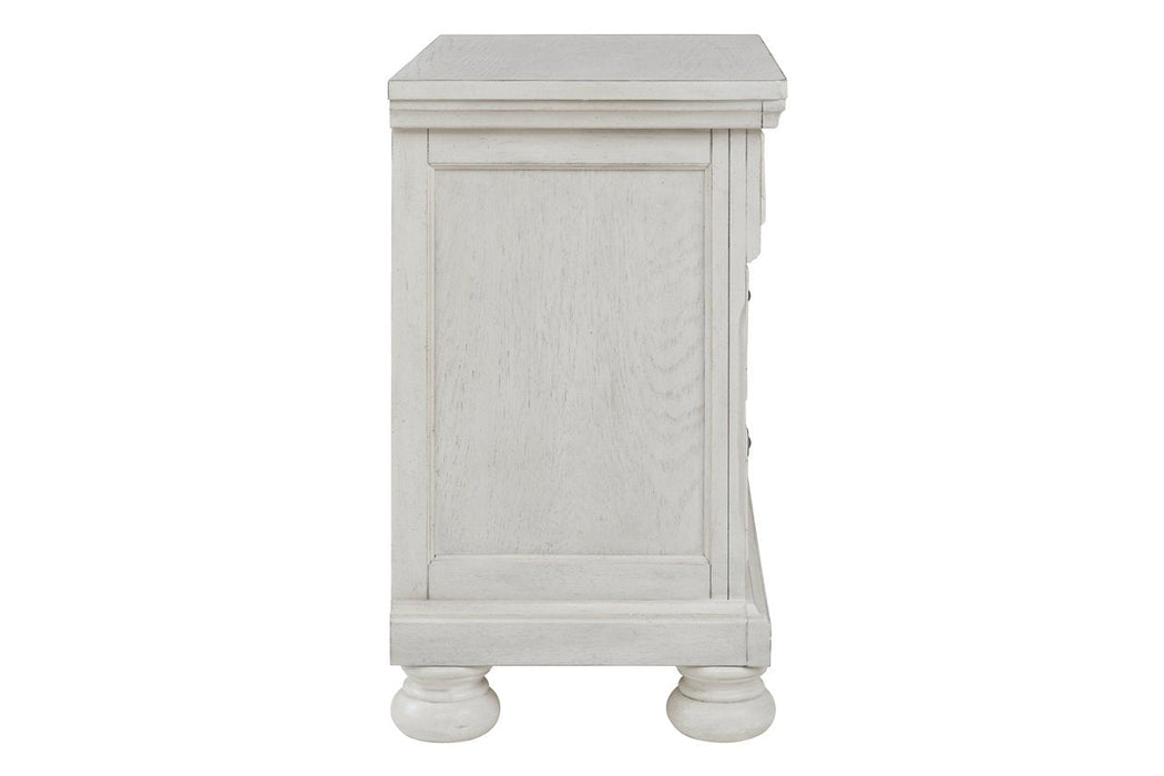 Robbinsdale Antique White Nightstand - B742-92 - Gate Furniture