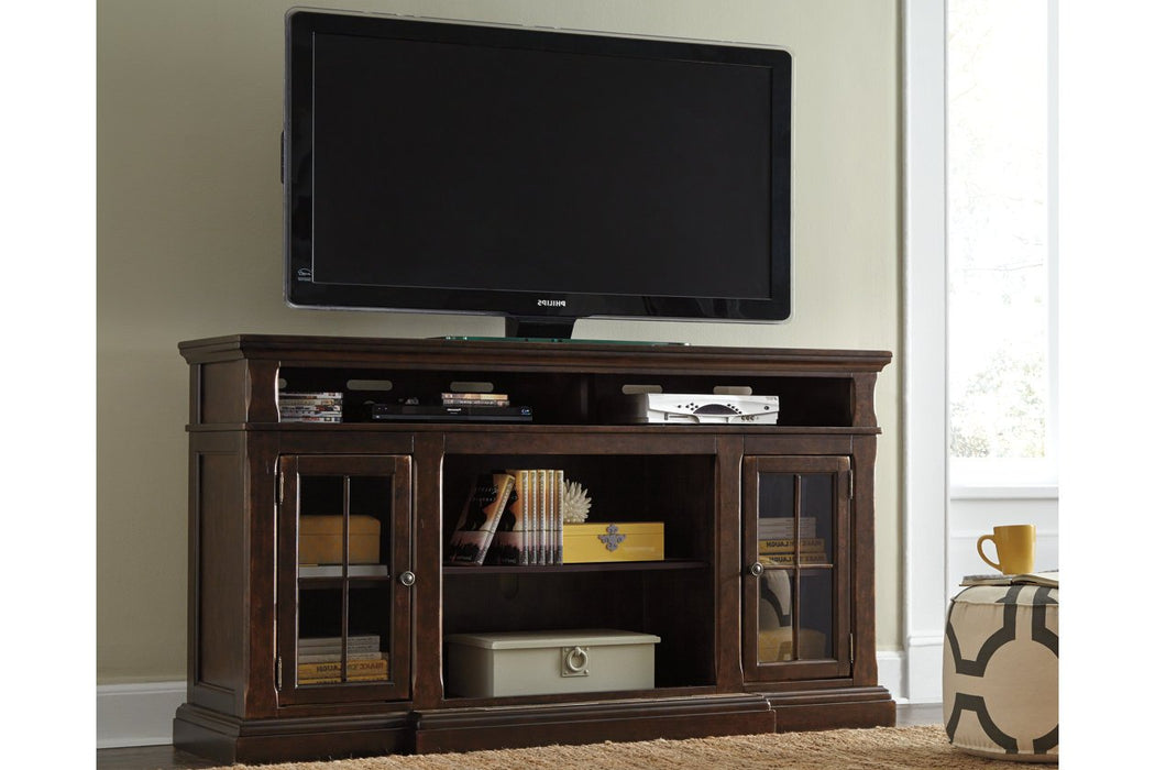 Roddinton Dark Brown 72" TV Stand - W701-88 - Gate Furniture