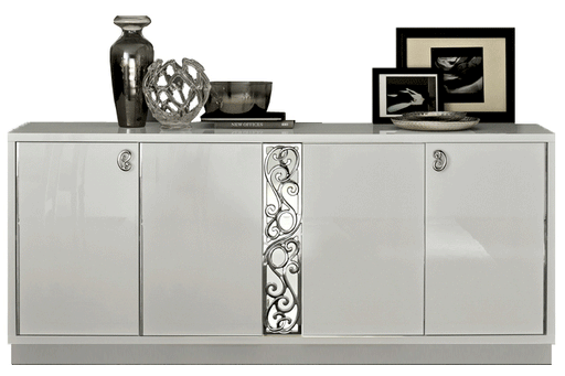 Roma 4-Door Buffet White - i24037 - In Stock Furniture