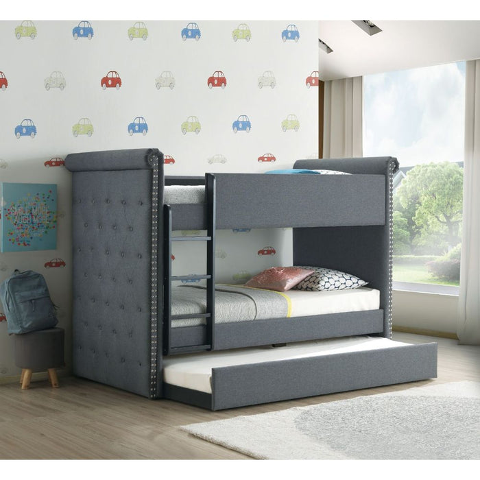 Romana II Twin/Twin Bunk Bed & Trundle - 37855 - In Stock Furniture