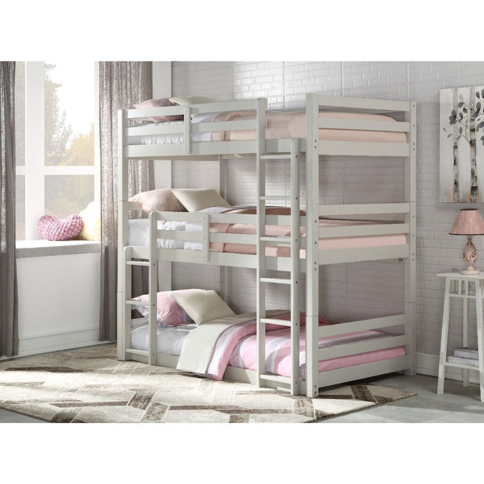 Ronnie Triple Bunk Bed - Twin - 37420 - In Stock Furniture