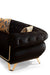 Rosy Black Velvet Sofa & Loveseat - Gate Furniture