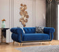 Rosy Navy Velvet Sofa & Loveseat - Gate Furniture